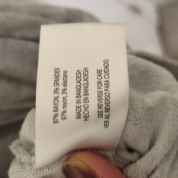 The limited sweatshirt jersey dress XL Heather Gray Midi - Picture 6 of 7